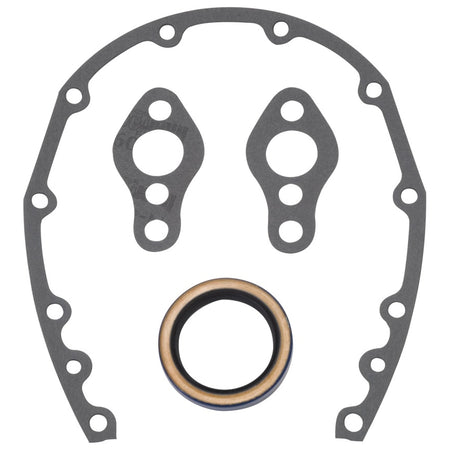 Edelbrock Timing Cover Gasket and Oil Seal Kit - Includes Front Cover Gasket/Front Seal