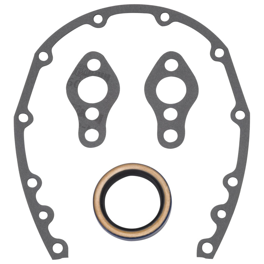 Edelbrock Timing Cover Gasket and Oil Seal Kit - Includes Front Cover Gasket/Front Seal