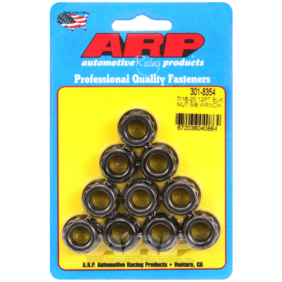 ARP 7/16-20 12-Point Nuts (10)