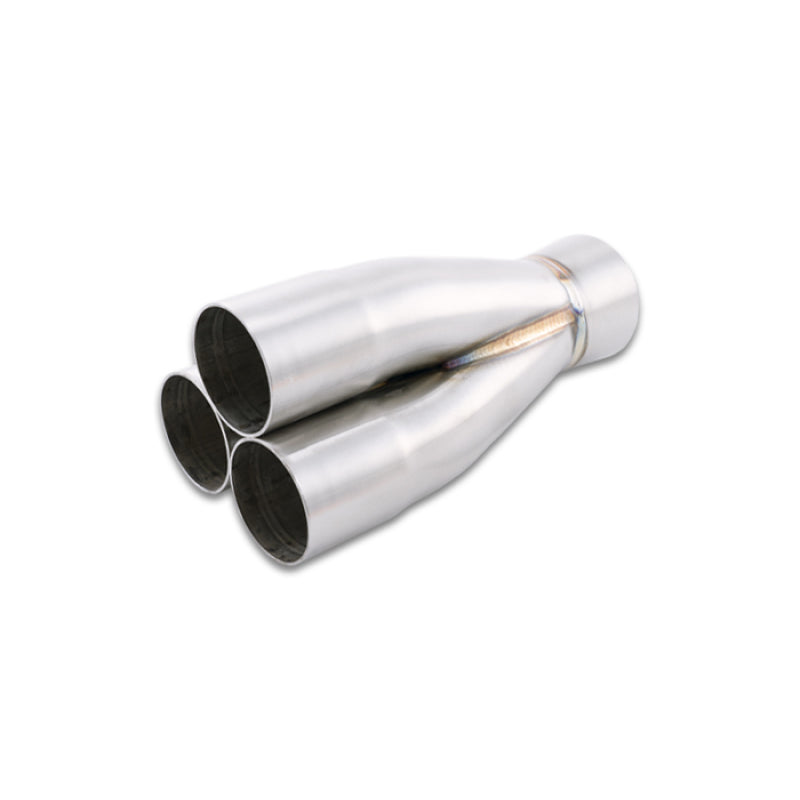 Vibrant Performance Slip-On 3 into 1 Merge Collector - 1-7/8 in Primary Tubes - 2-1/2 in Outlet - Stainless