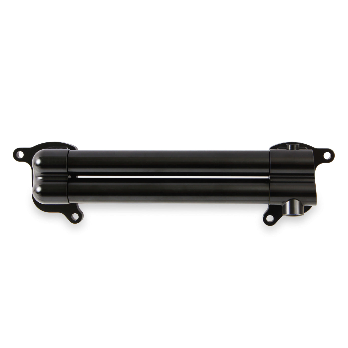 Earl's Intercooler Manifold - 10 AN Female O-ring Outlets - 10 AN Female O-Ring Inlets - Black
