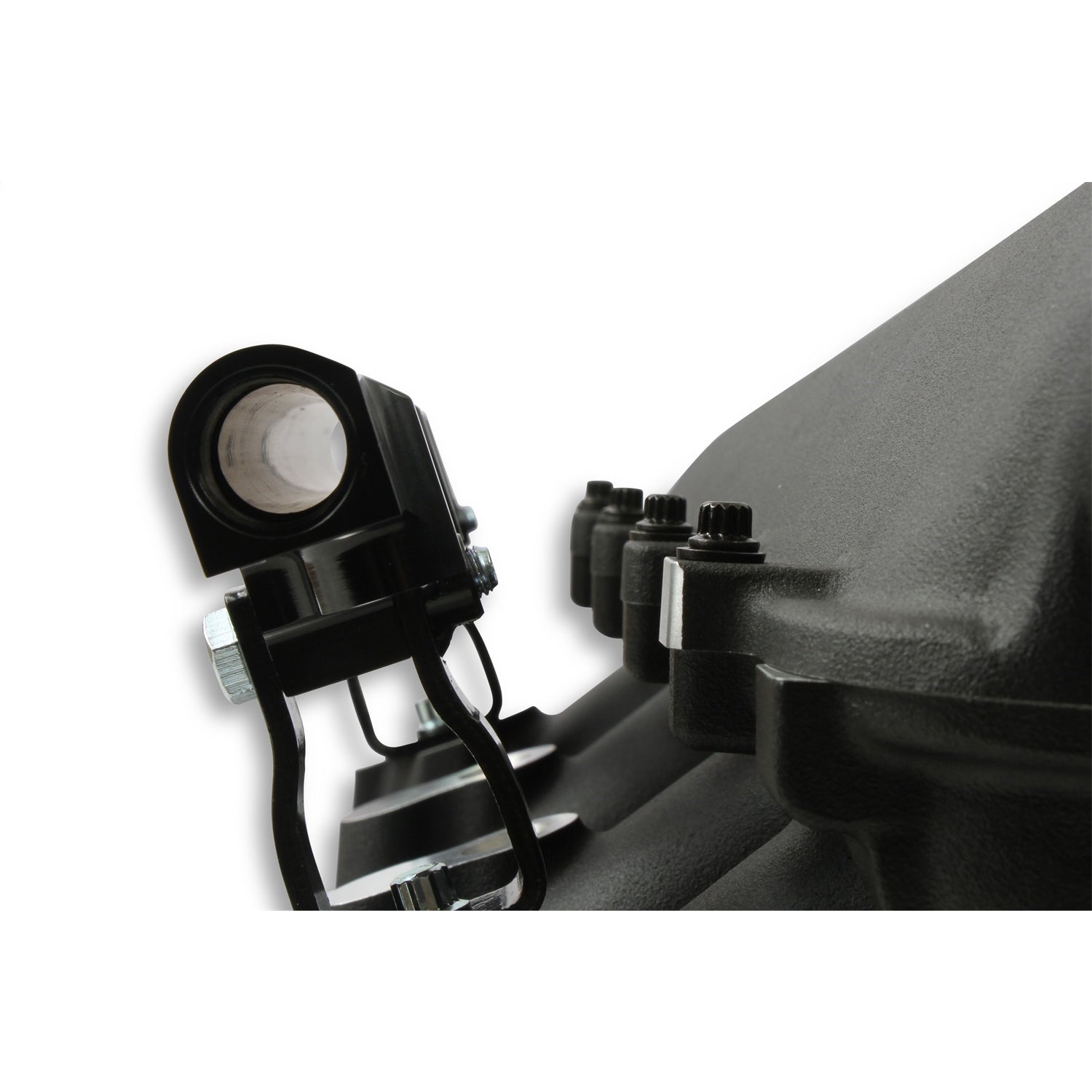 Holley EFI LS3 Low-Ram Tunnel Ram Intake Manifold - Top Feed - Single Injector - Black - LS3 - GM LS-Series