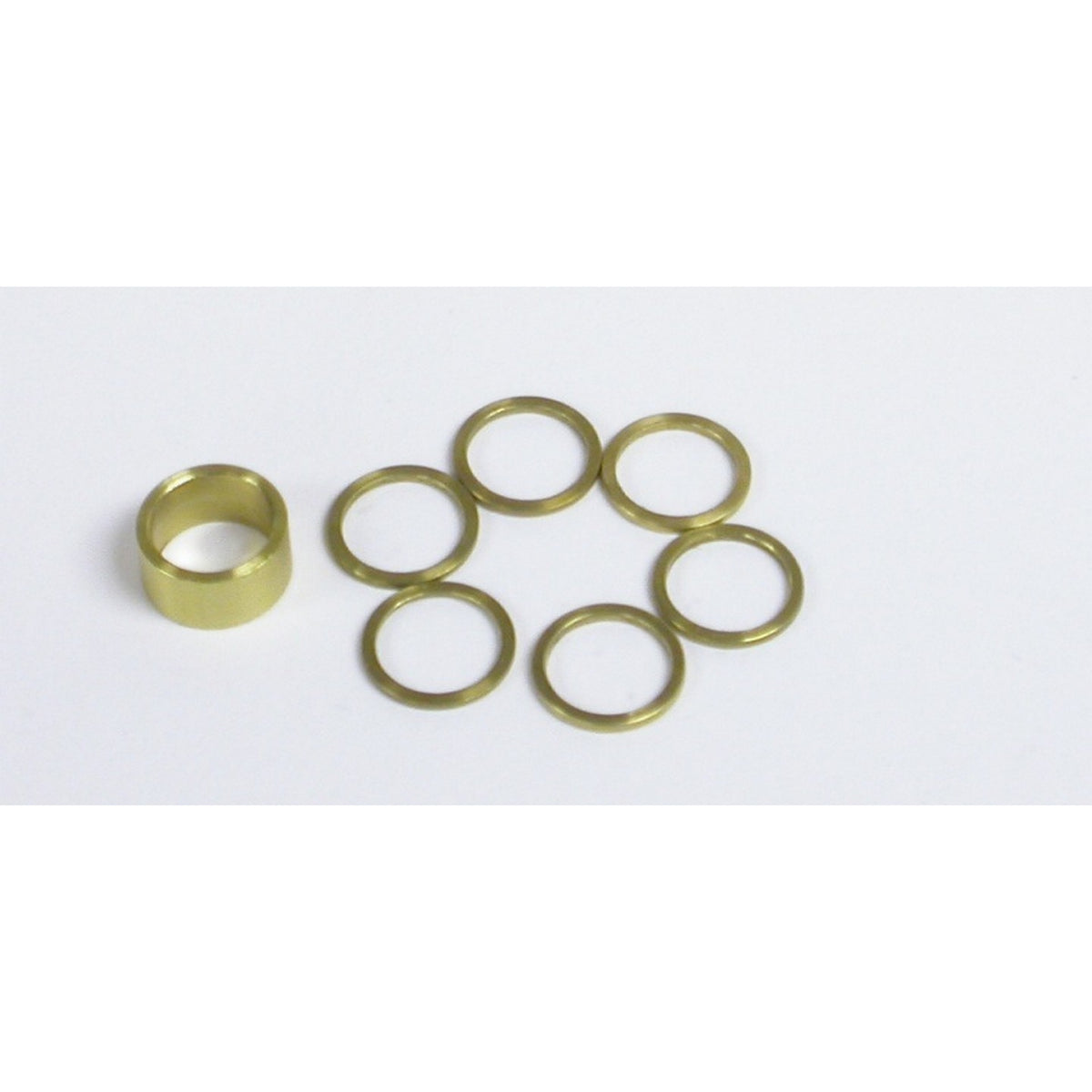 Kinsler Fuel Injection One 0.183" Shim Bypass Shim Kit Six 0.030" Shims Brass Natural - Kinsler Hi-Speed Bypass