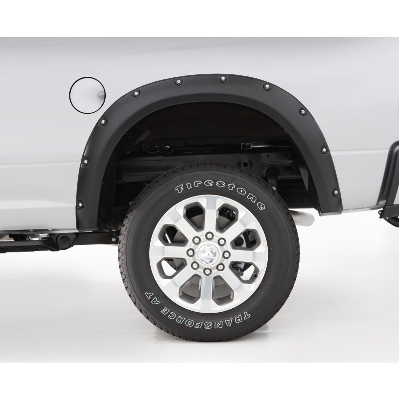 Bushwacker Pocket Style Fender Flare - Front/Rear - 2" Wide - Plastic - Black - Ram Fullsize Truck 2019-20 (Set of 4)