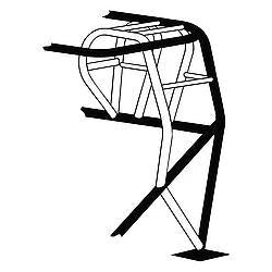 Chassis Engineering Funny Car Cage Addition 1-5/8" x .134" Mild Steel