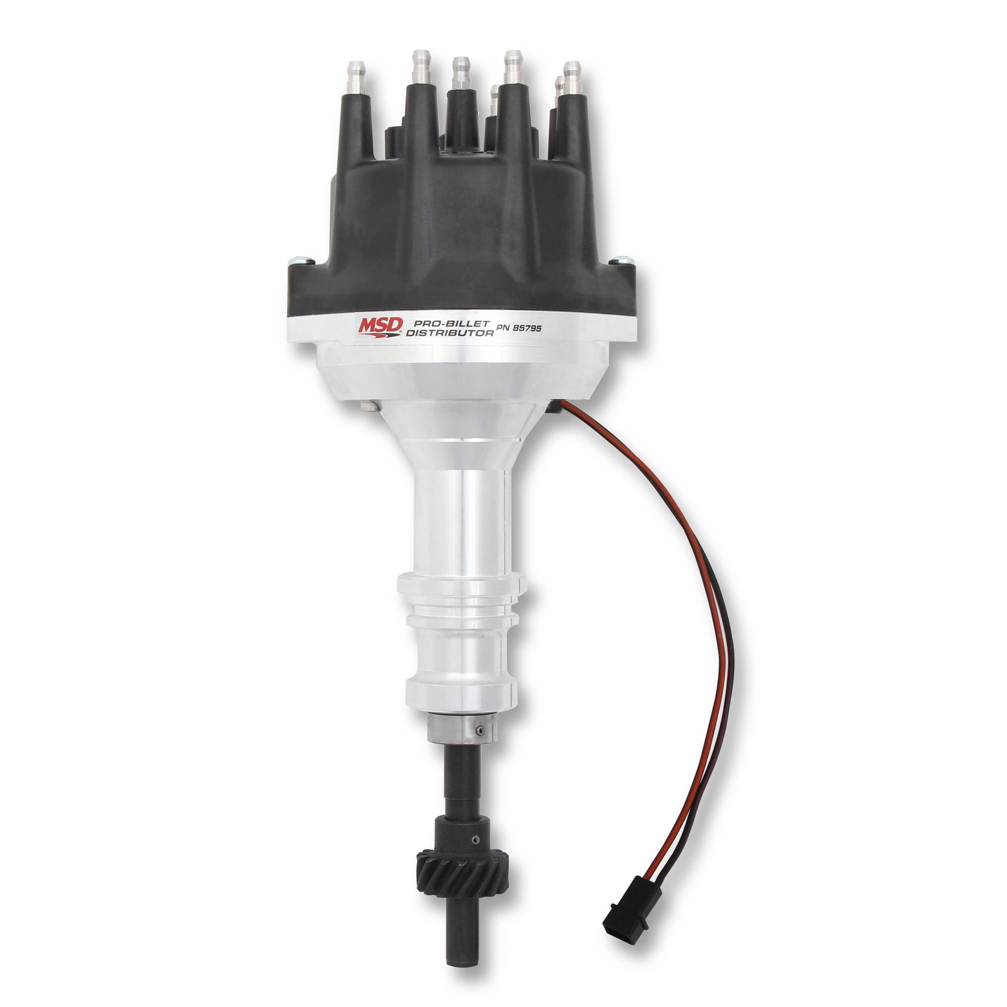 MSD SB Ford 302 Distributor Pro-Billet w/Black Cap