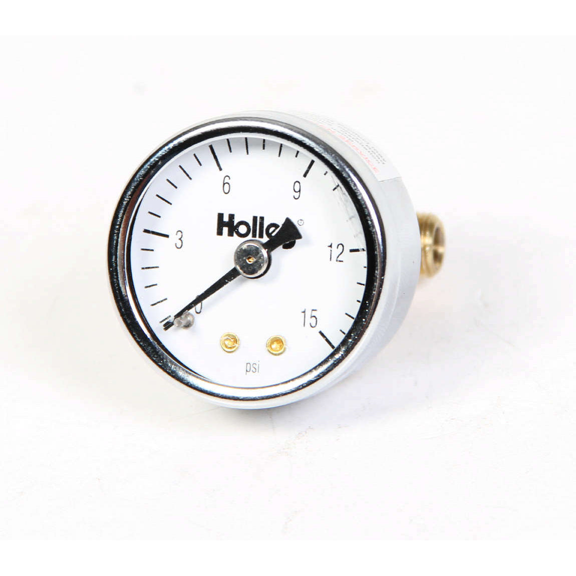 Holley Fuel Pressure Gauge - 0-15 PSI