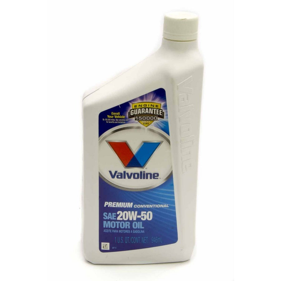 Valvoline Premium Conventional Motor Oil - SAE 20W-50 - 1 Quart