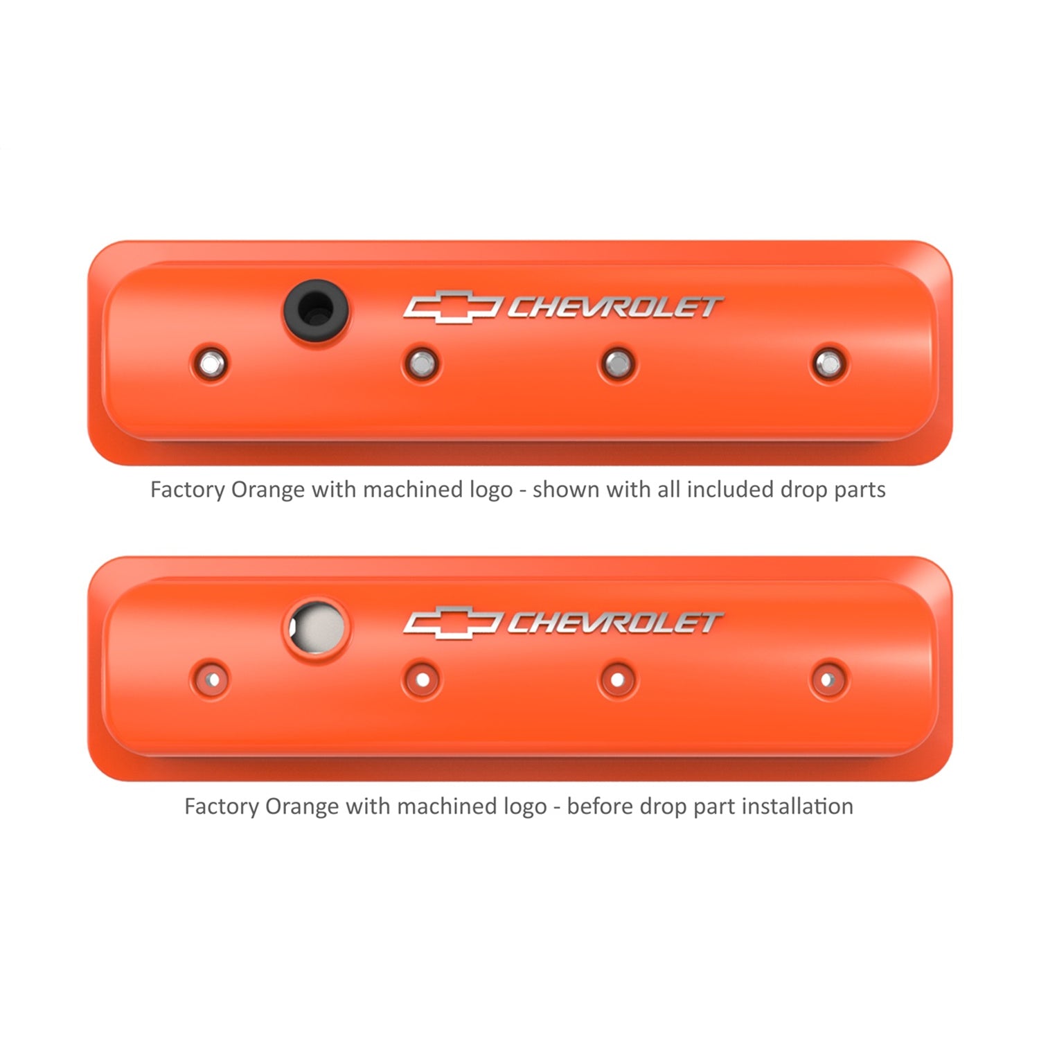 Holley GM Muscle Series Stock Height Valve Cover - Baffled