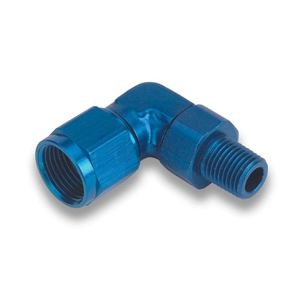 Earl's 90 AN to Male Swivel NPT Adapters -06 AN to 1/4" NPT