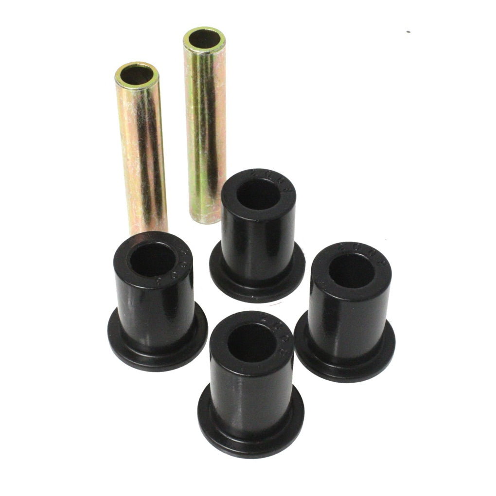 Energy Suspension Hyper-Flex Front Spring Shackle Bushing Kit - Black / Cadmium - GM Fullsize SUV / Truck 1971-91
