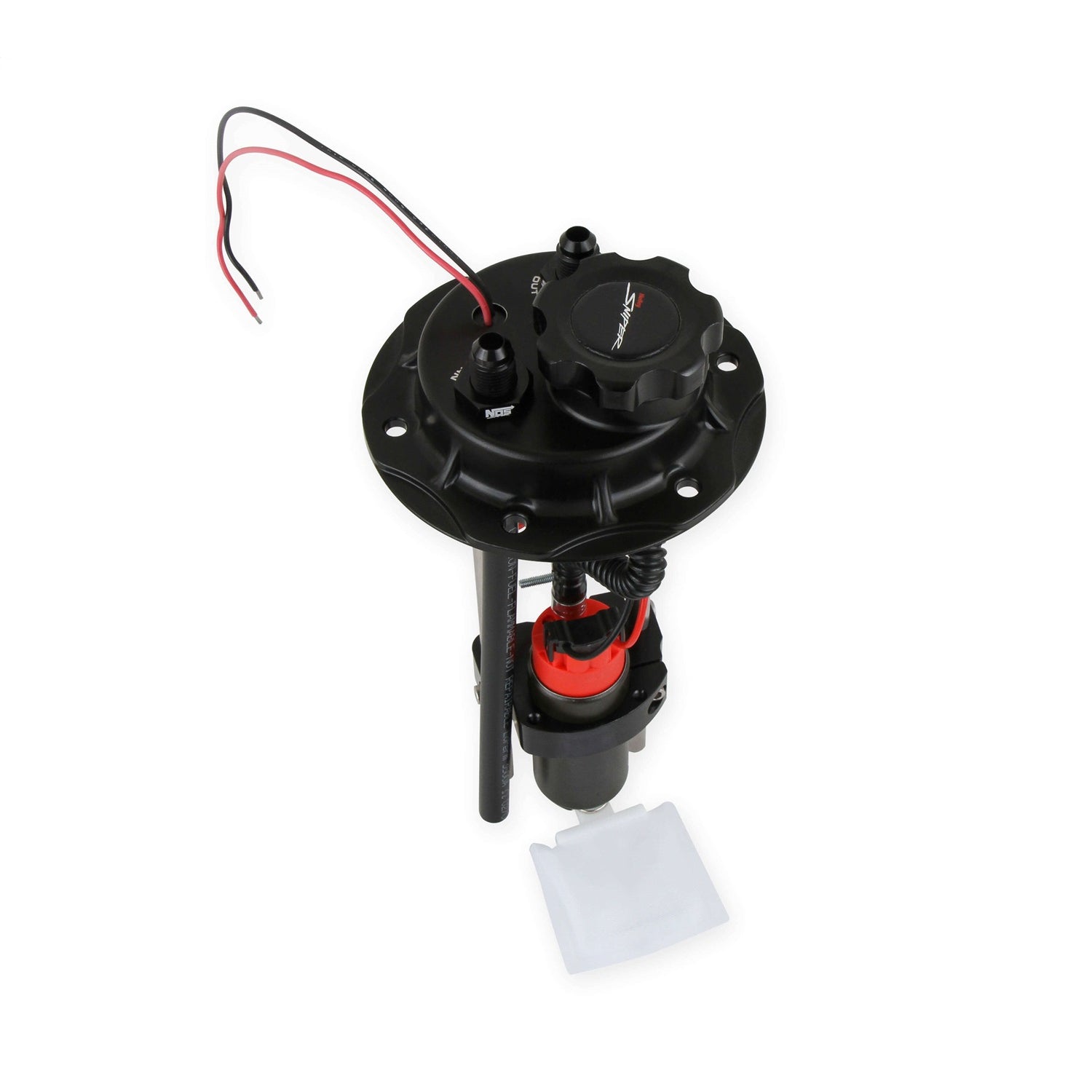 Sniper EFI Fuel Pump - Electric - In-Tank - 340 lph - 6AN inlet Port - 6AN Outlet Port - Black