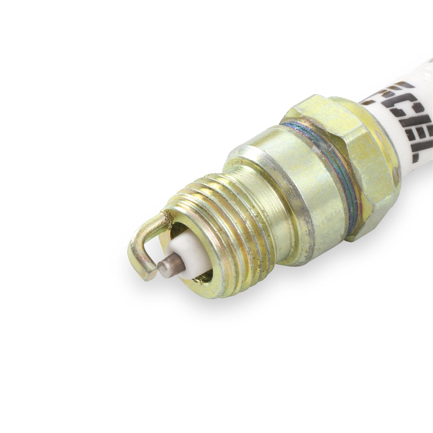 ACCEL Shorty Spark Plug - 14 mm Thread - 0.460 in R - Tapered Seat - Resistor - Set of 8 8199