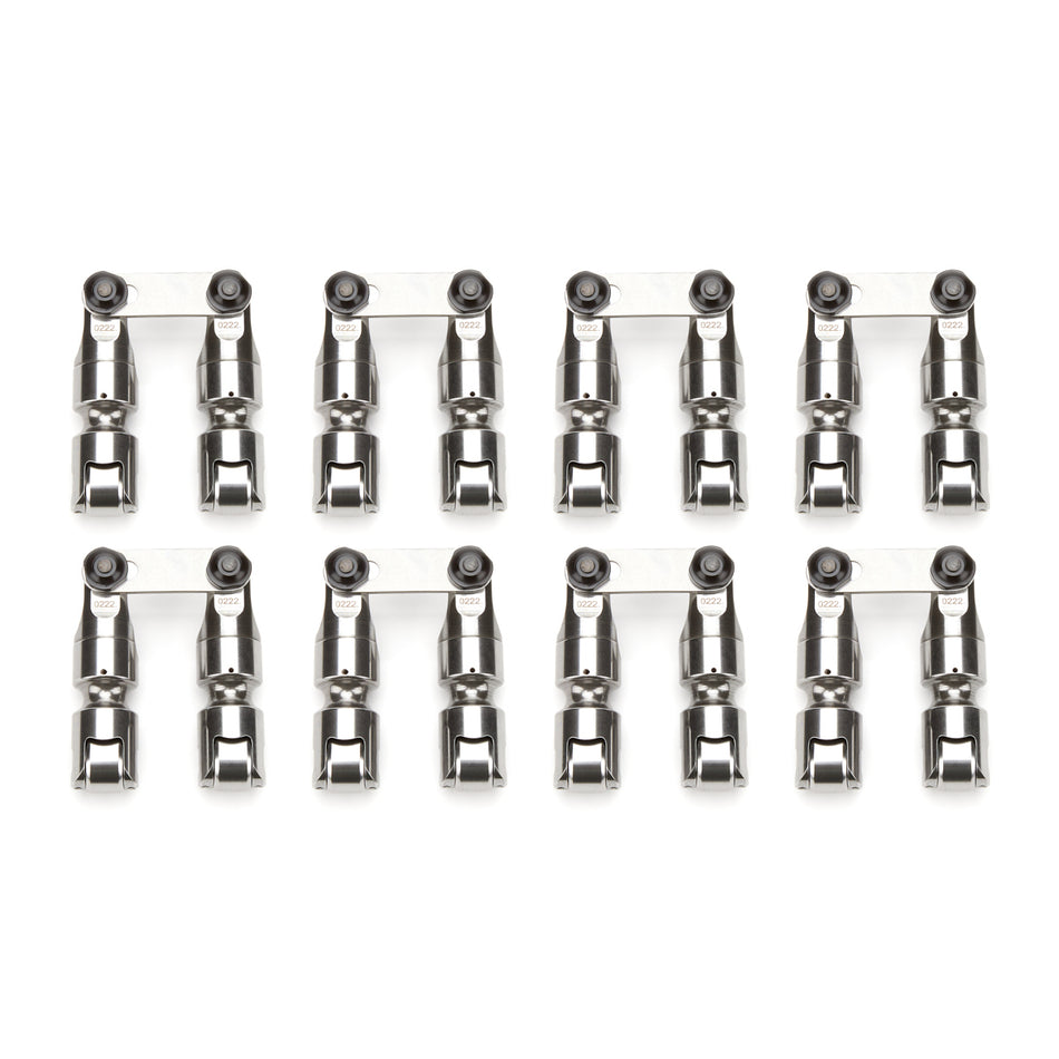 Jesel Sportsman Mechanical Roller Lifter - 0.904 in OD - 0.175 in Offset - Link Bar - Small Block Chevy (Set of 16)