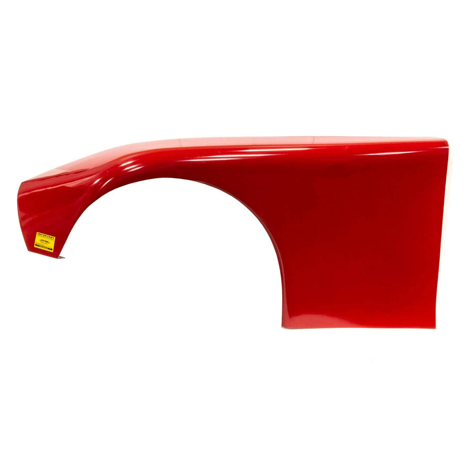 Five Star ABC ULTRAGLASS Fender - For 10" Tires - Red - Left (Only)