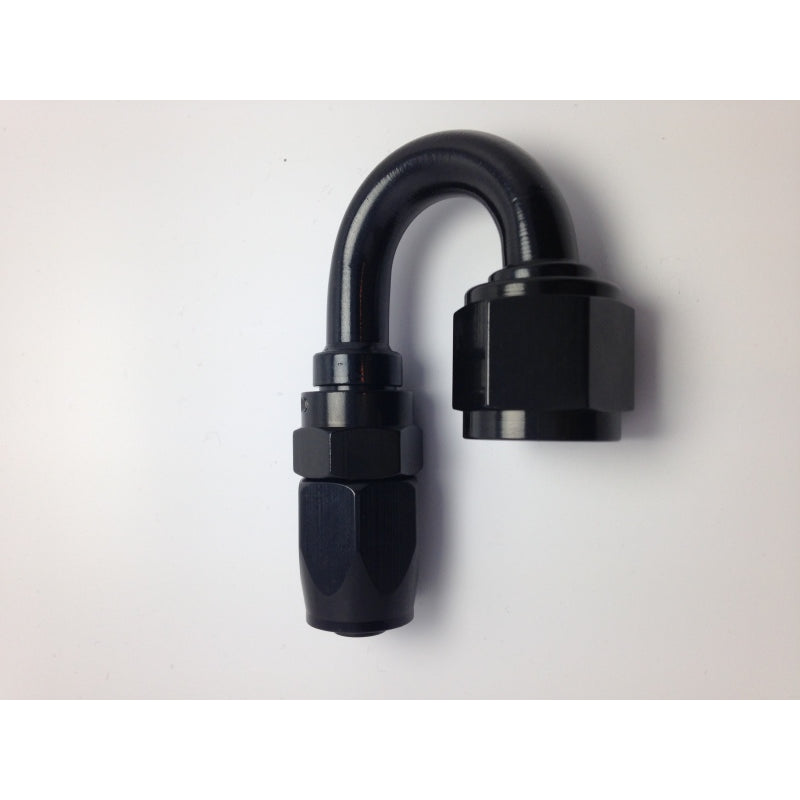 Fragola Series 2000 Pro-Flow 180 Hose End - Black -08 AN