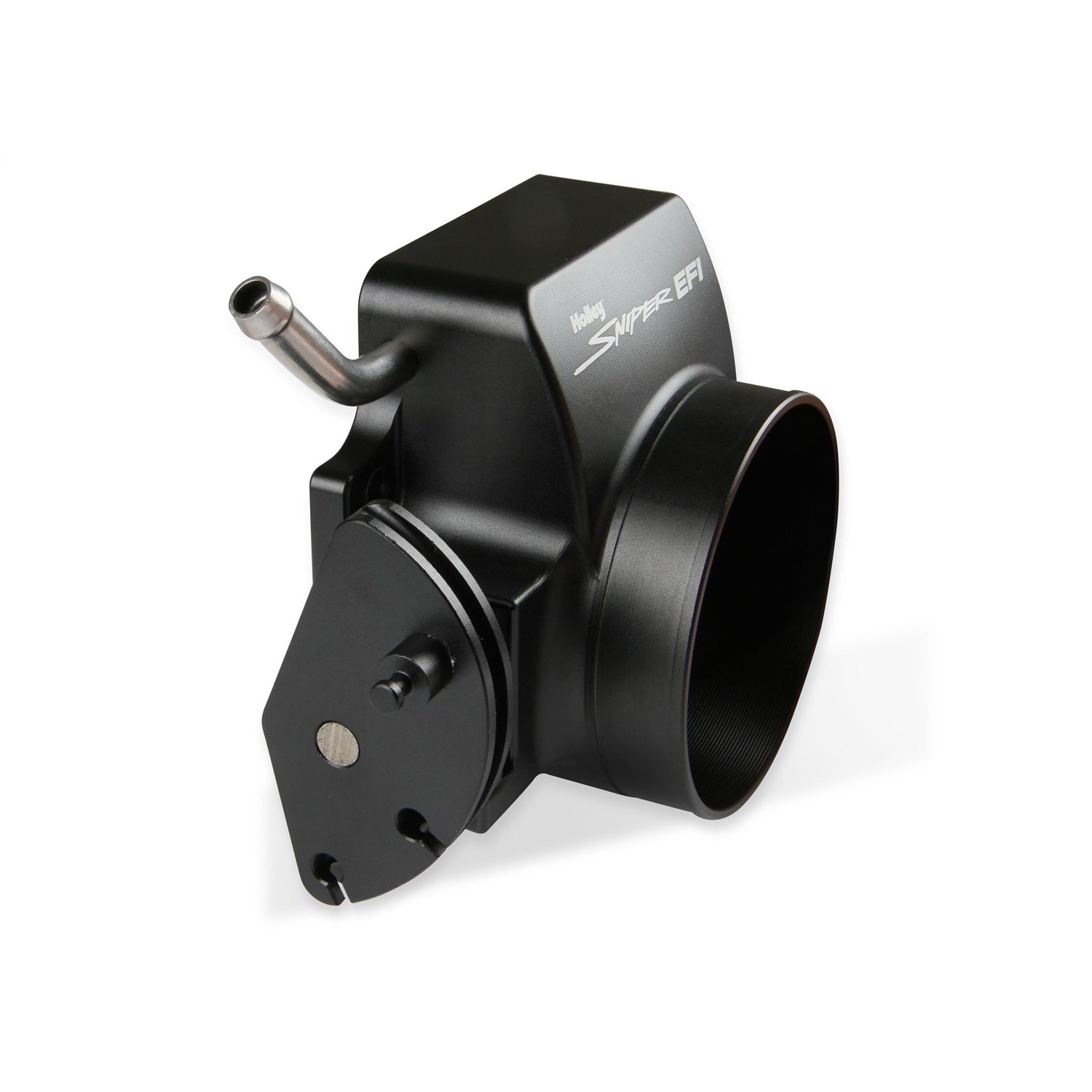 Holley Sniper EFI Throttle Body - Stock Flange - 92 mm Single Blade - IAC Provision - Billet - Black Anodized - GM LS-Series