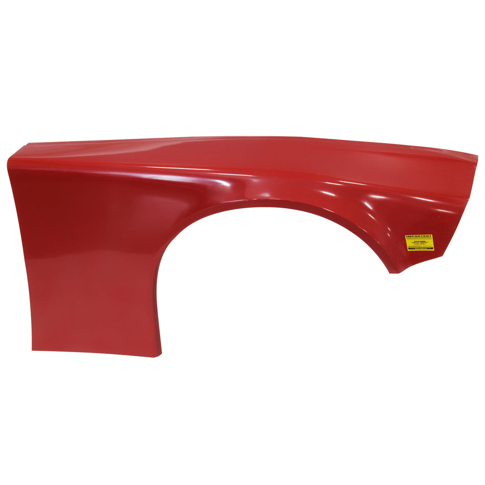 Five Star 2019 Late Model Fender - Ultraglass Composite - Red - Right