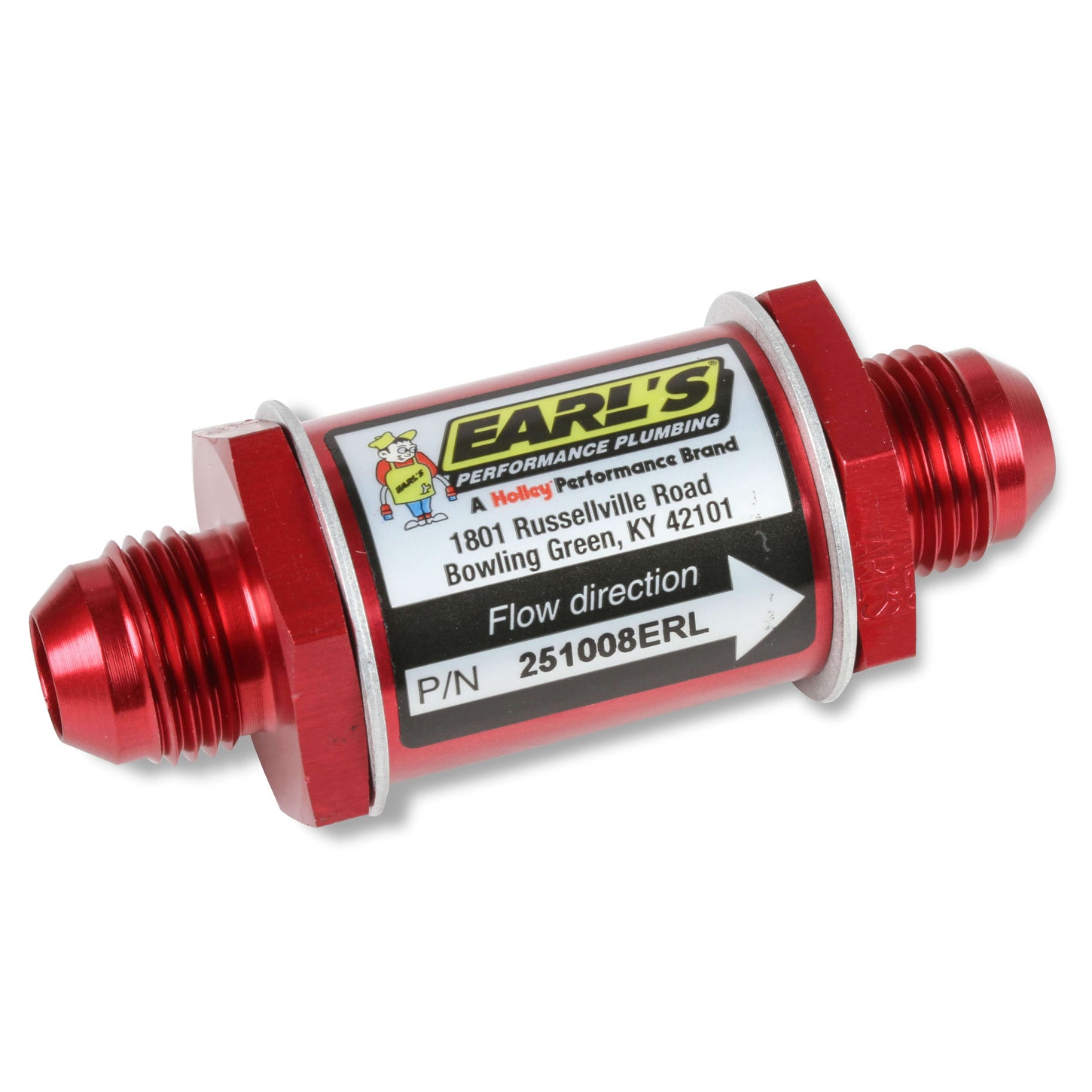 Earl's Flapper Style Check Valve -08 AN - 150 PSI Max - .5 PSI to Seal