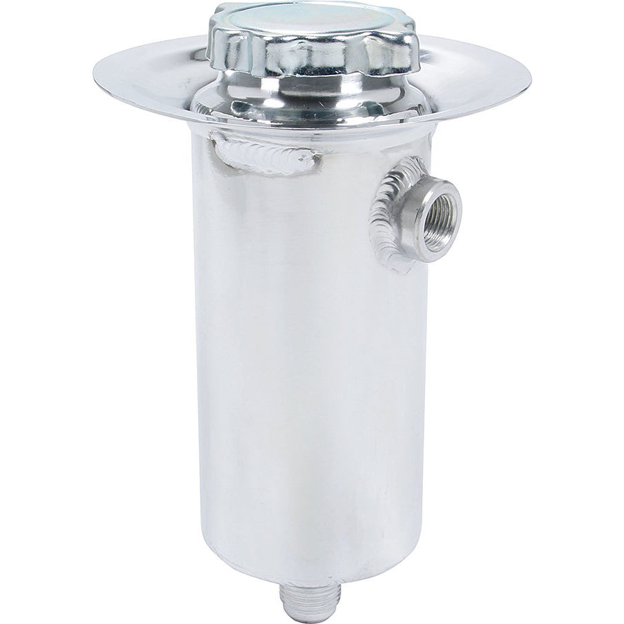 Allstar Performance Flush Mount Remote Fill Tank - 10 AN Outlet - 3/8 in NPT Female Bung - Vented Cap