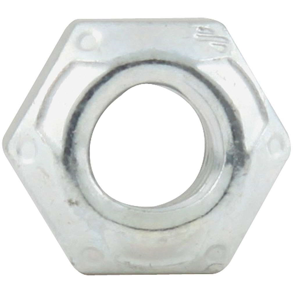 Allstar Performance Coarse Thread Mechanical Lock Hex Nut, 1/4"-20 (10 Pack)