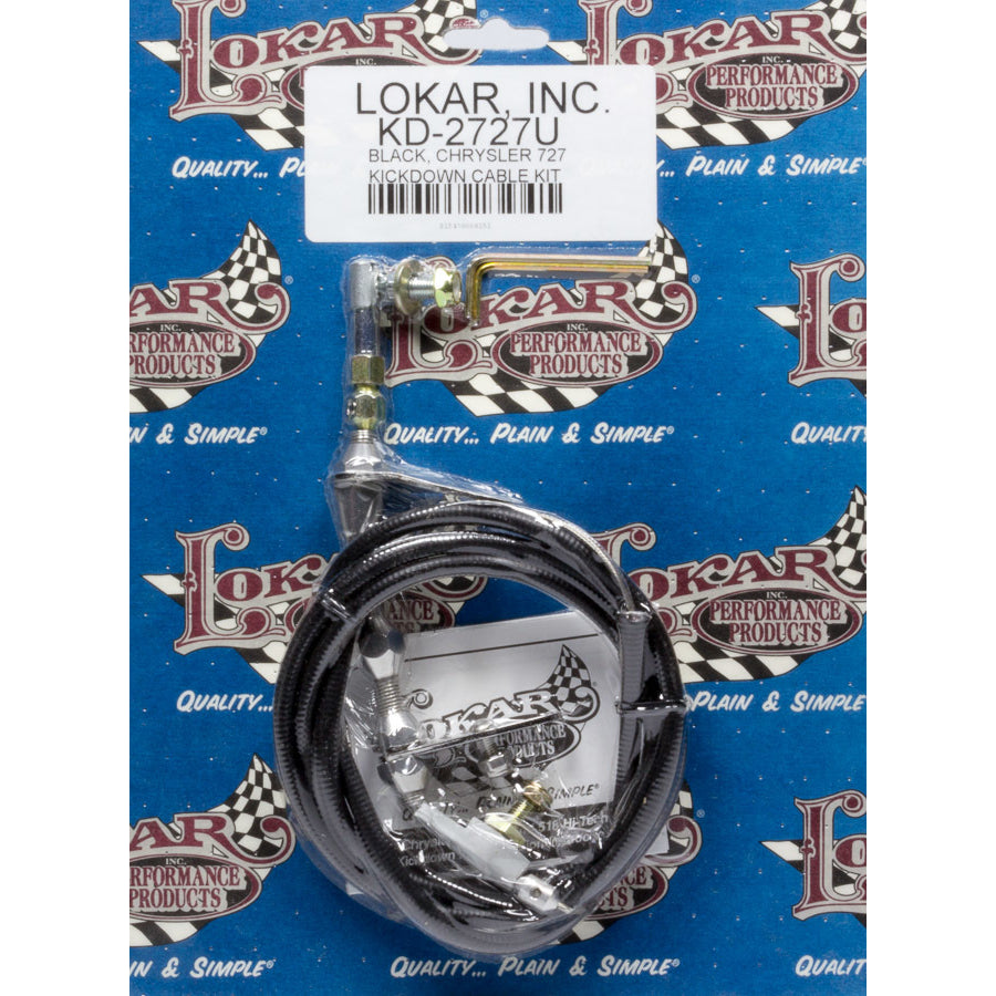 Lokar Universal Throttle Cable Chrysler 727 Black