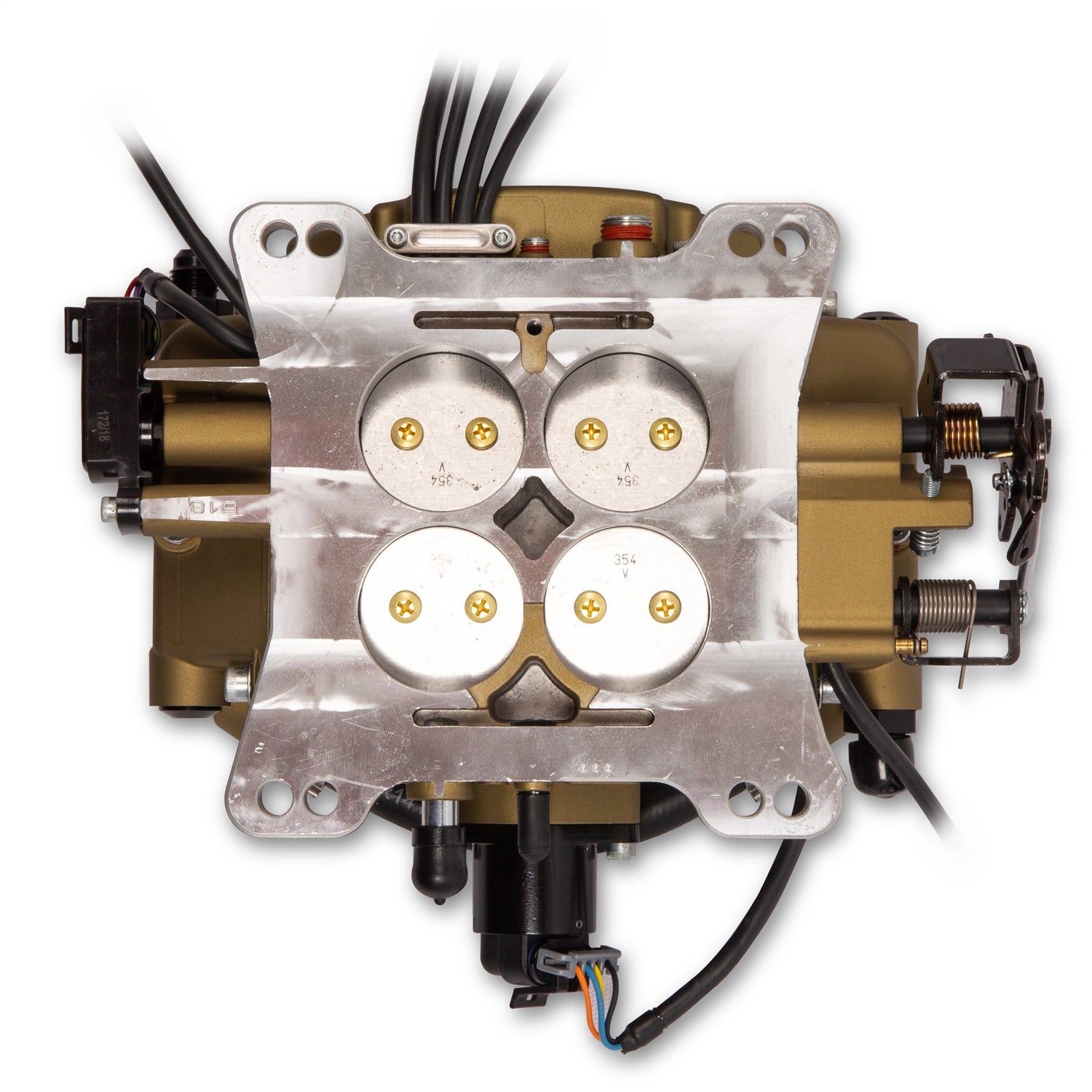 Holley Sniper EFI Sniper EFI XFlow Throttle Body Fuel Injection - Square Bore - Gold 550-542