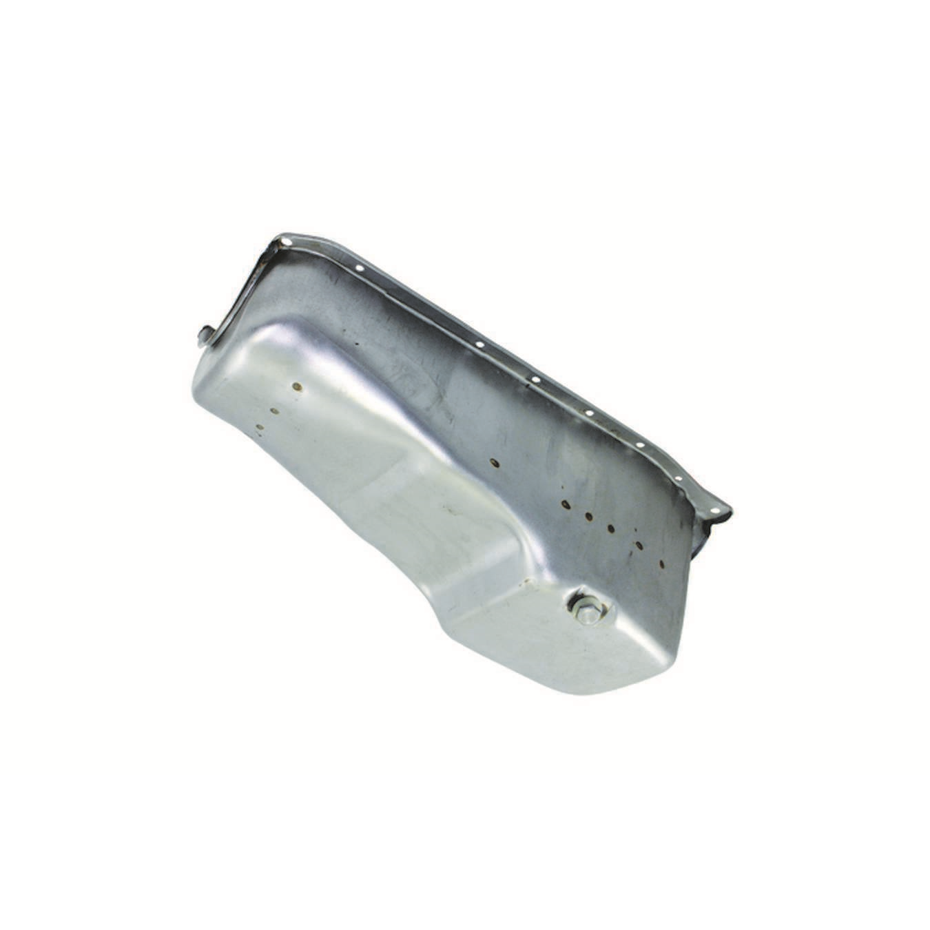 Specialty Products Rear Sump Oil Pan - 4 Quart - Stock Depth - 1 Piece Seal - Small Block Chevy