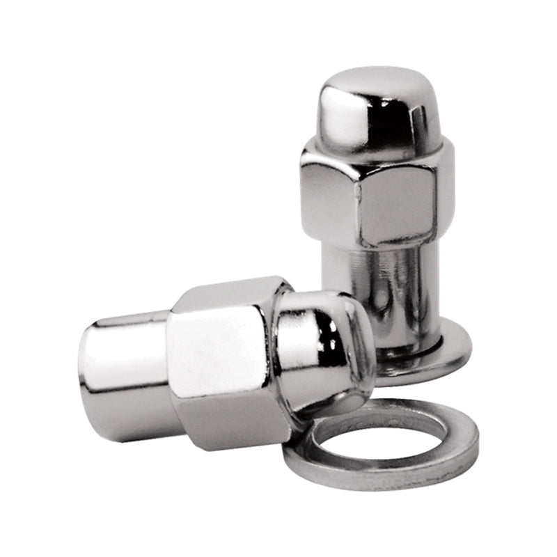 Billet Specialties Lug Nut - 13/16" Hex Head - 3/4" Shank Seat - Closed End - Steel - Chrome - (Set of 10)