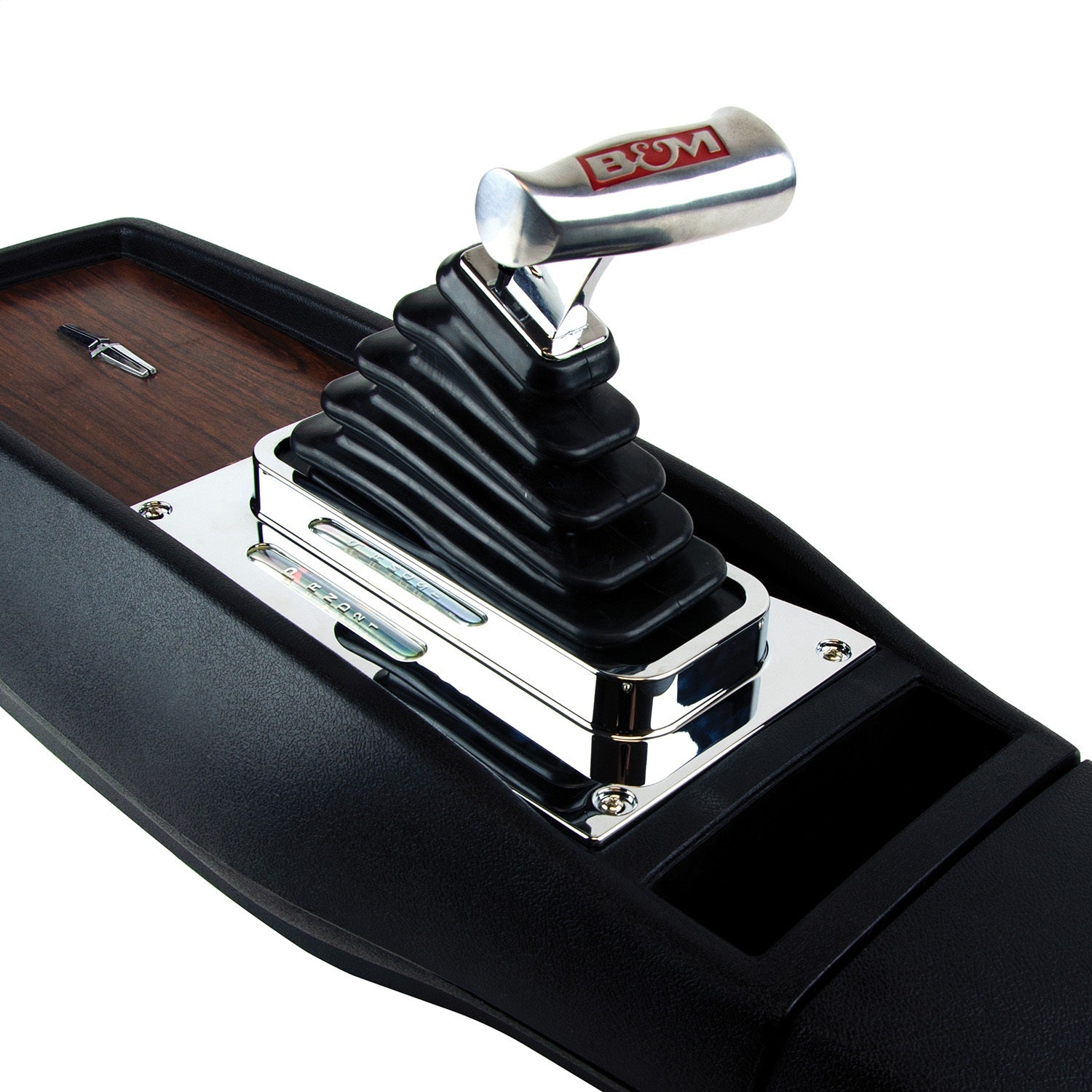 B&M Mega Shifter Console Shifter Automatic Console Mount Forward/Reverse Pattern - 5 ft Cable