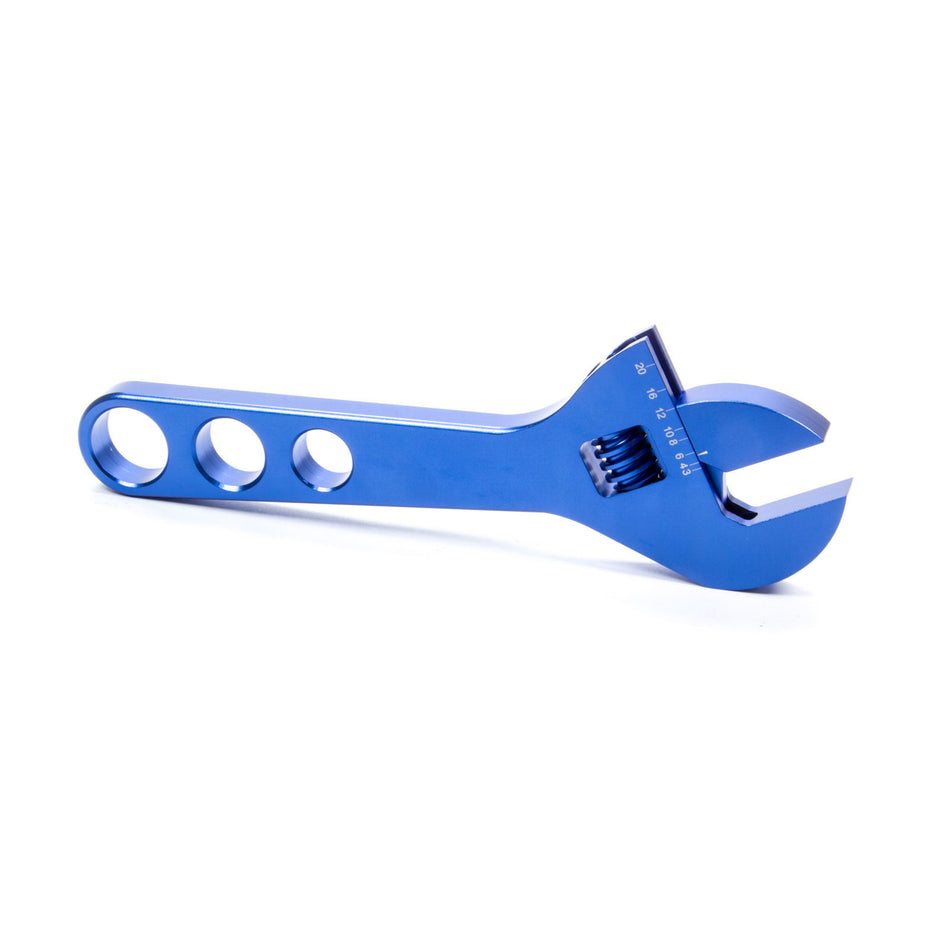 Proform Single End Adjustable AN Wrench - 10 AN to 20 AN - Billet Aluminum - Blue Anodized
