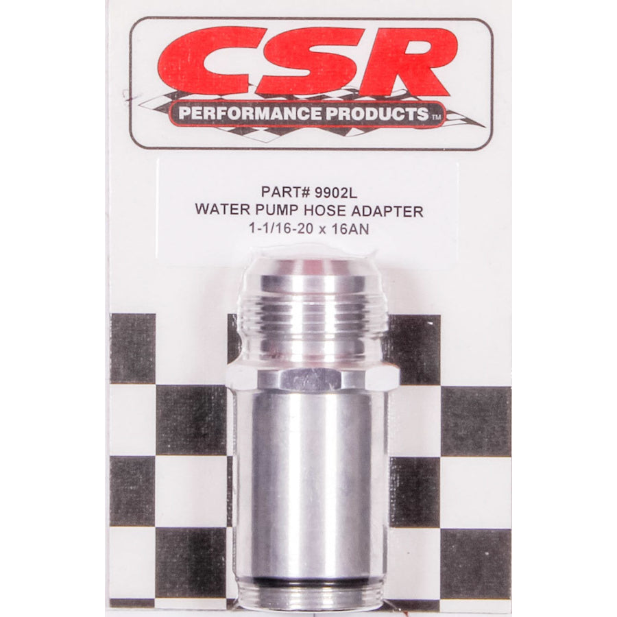 CSR Performance Water Pump Hose Adapter - 1-1/16 x 16 AN