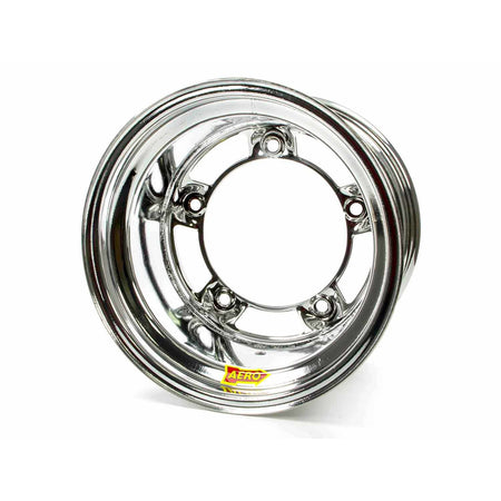 Aero 58 Series Rolled Wheel - Chrome - 15" x 10" - Wide 5 - 5" Back Spacing - 18 lbs.