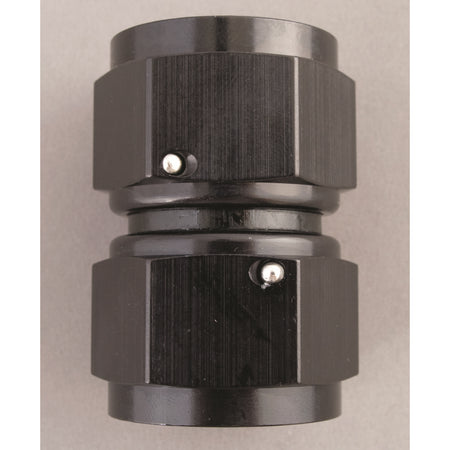 Fragola Adapter Fitting - Straight - 16 AN Female Swivel to 16 AN Female Swivel - Aluminum - Black