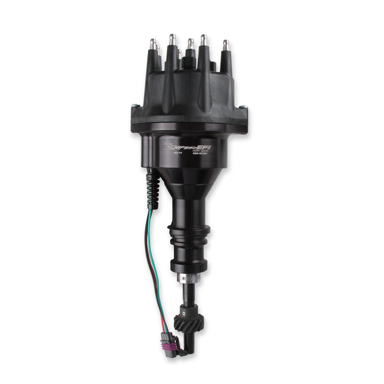 Holley Sniper EFI Sniper EFI Distributor - Dual Sync - Hall-Effect - HEI Style Terminal - Black