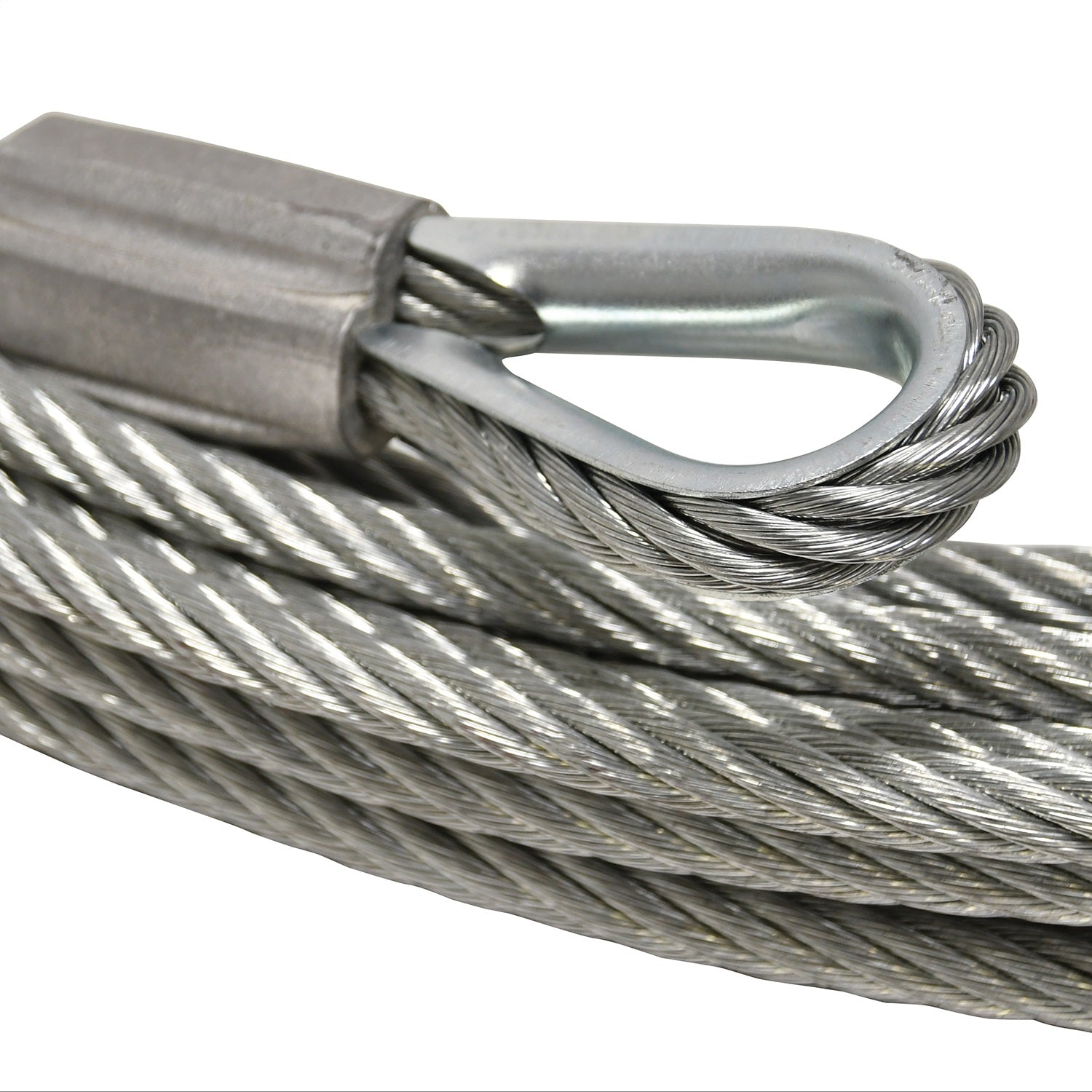 Superwinch Winch Rope - 55 Ft. . Long - Steel - Galvanized - Superwinch S7500