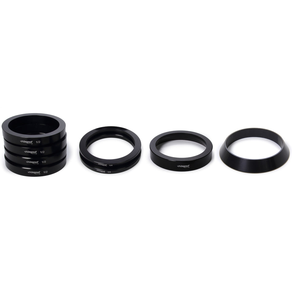 MPD Coned Axle Spacer Kit - Sprint Car