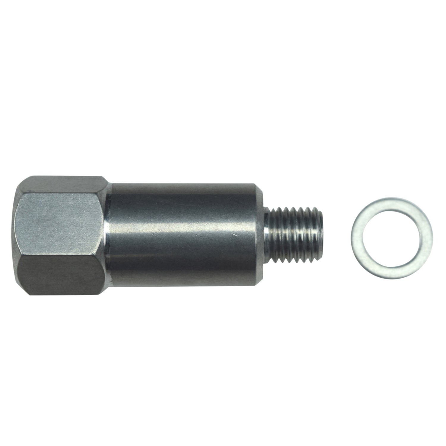 ICT Billet Straight 12 mm x 1.5 Male to 3/8-18 Female Steel Adapter - Water Temperature