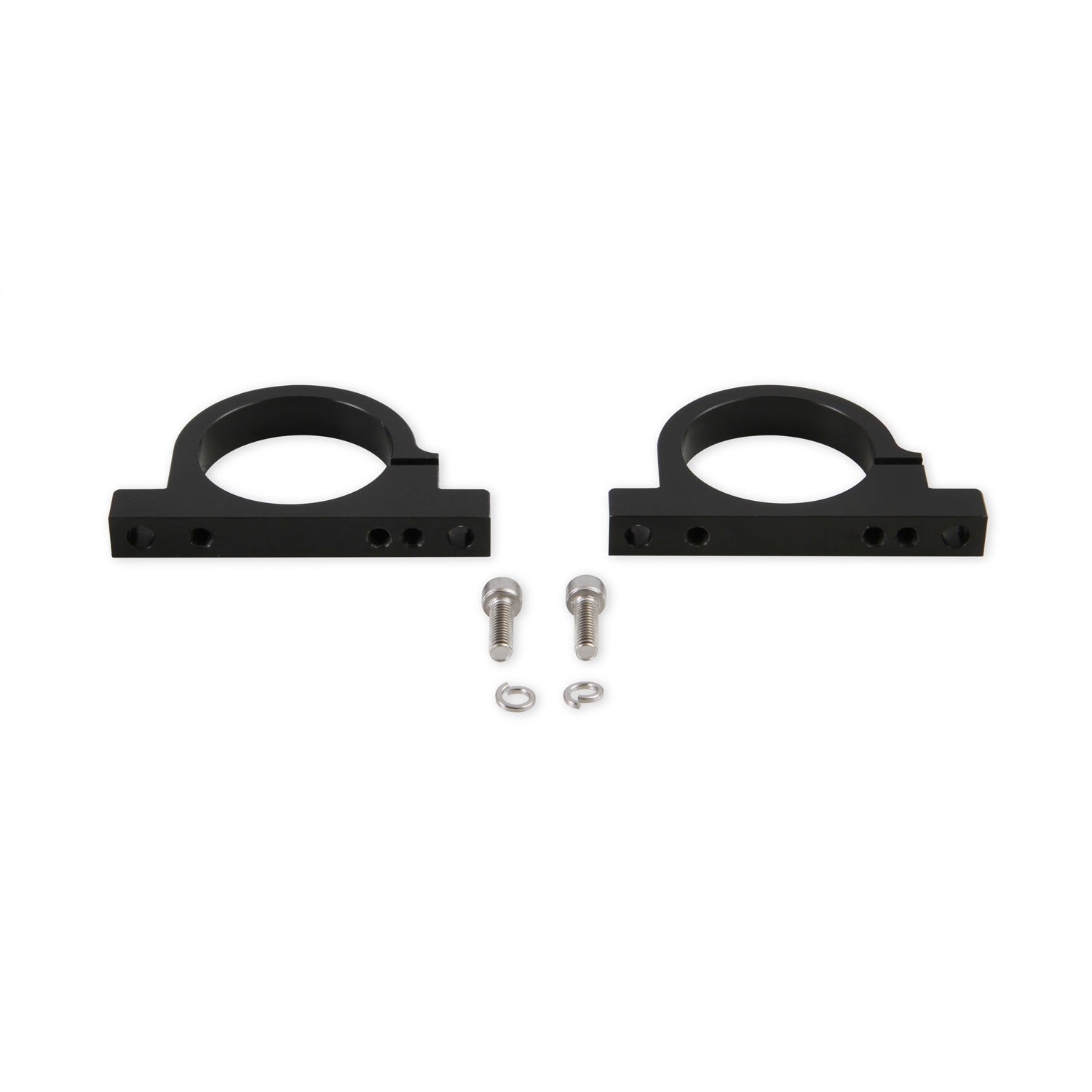 Holley Fuel Filter Bracket - Clamp-On - 1-1/2" OD Tubes - Aluminum - Black Anodize