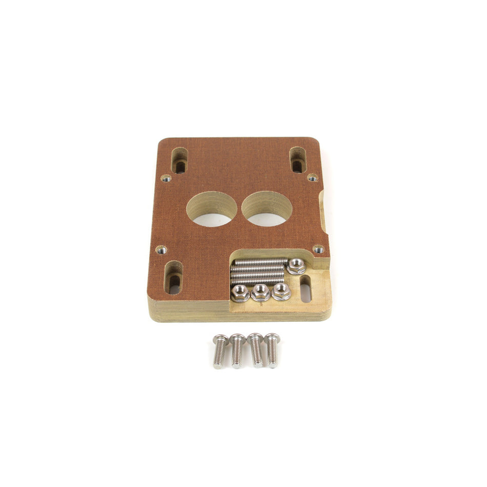 Canton Phenolic Adapter for Holley 2 BB. to Quadrajet Intake Manifold