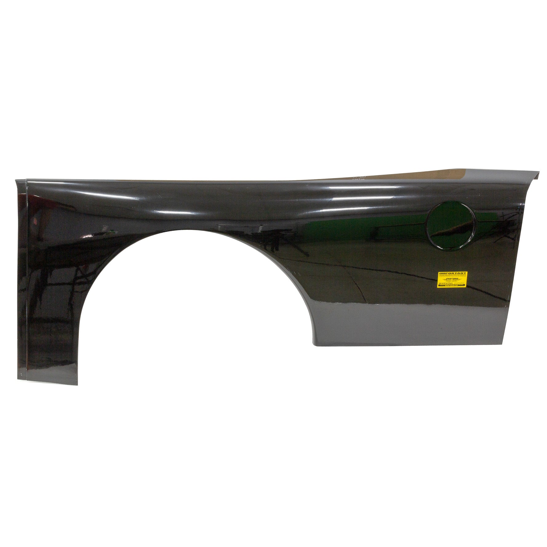 Five Star ABC ULTRAGLASS Quarter Panel - Greenhouse Style Body - Black - Left (Only)