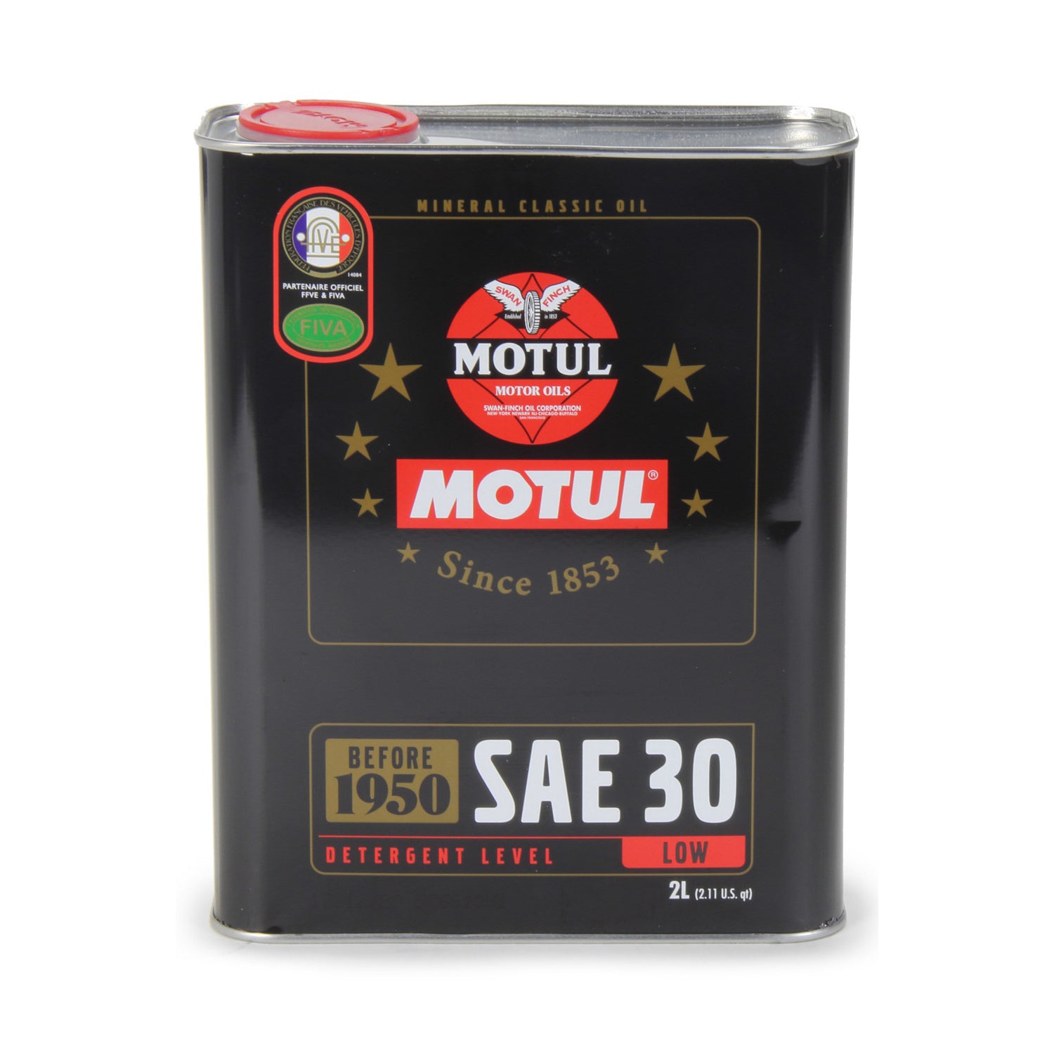 Motul Classic Motor Oil - 30W - Conventional - 2 L Can
