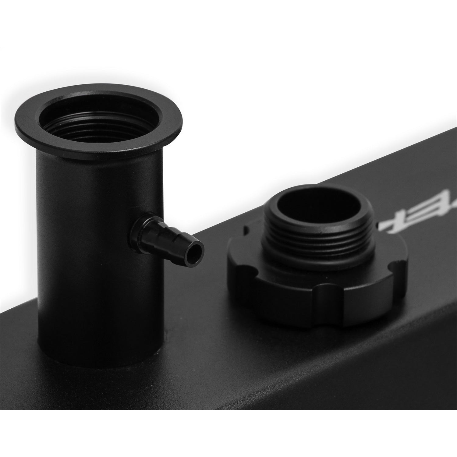 Holley Sniper Sniper Tall Valve Cover - Sniper Logo - Fabricated - Black - Small Block Ford - Pair