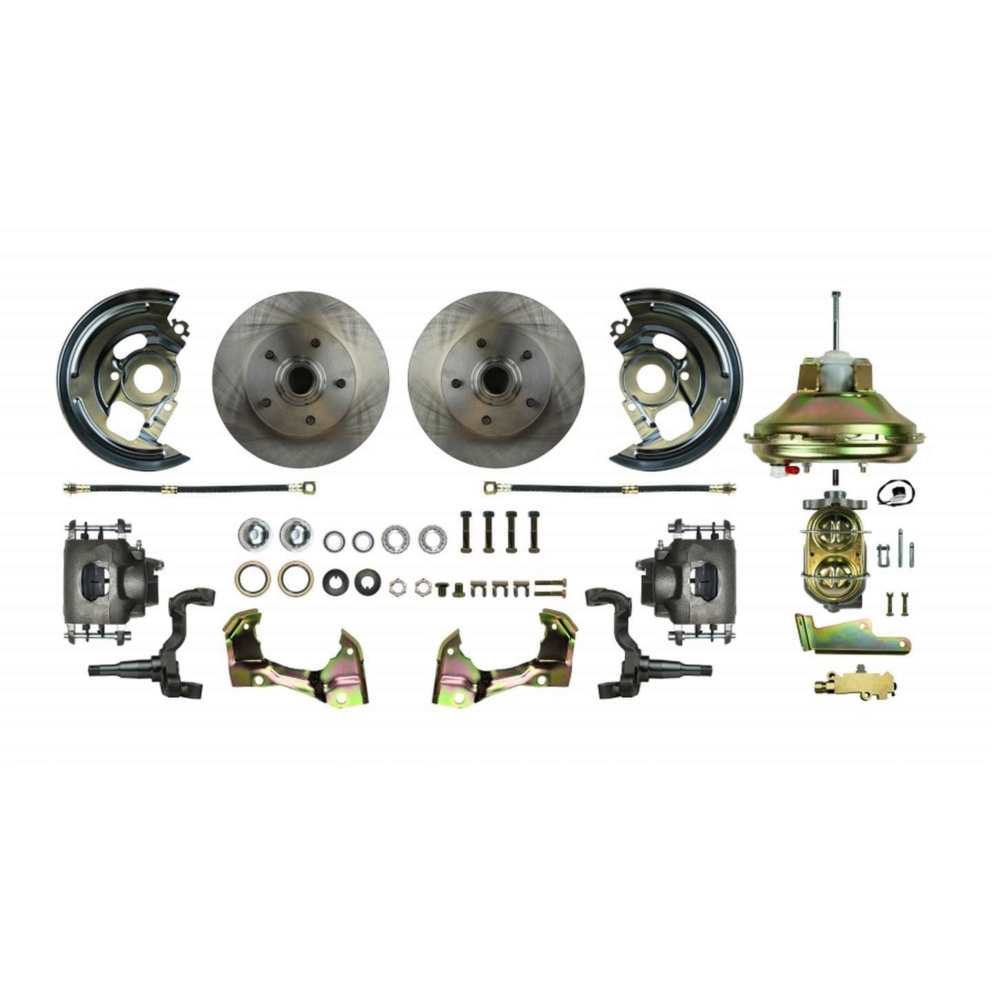 Right Stuff Detailing Power Disc Conversion Front Brake System - 1 Piston Caliper