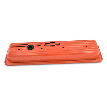 ProForm SB Chevy Center Bolt Valve Covers Orange