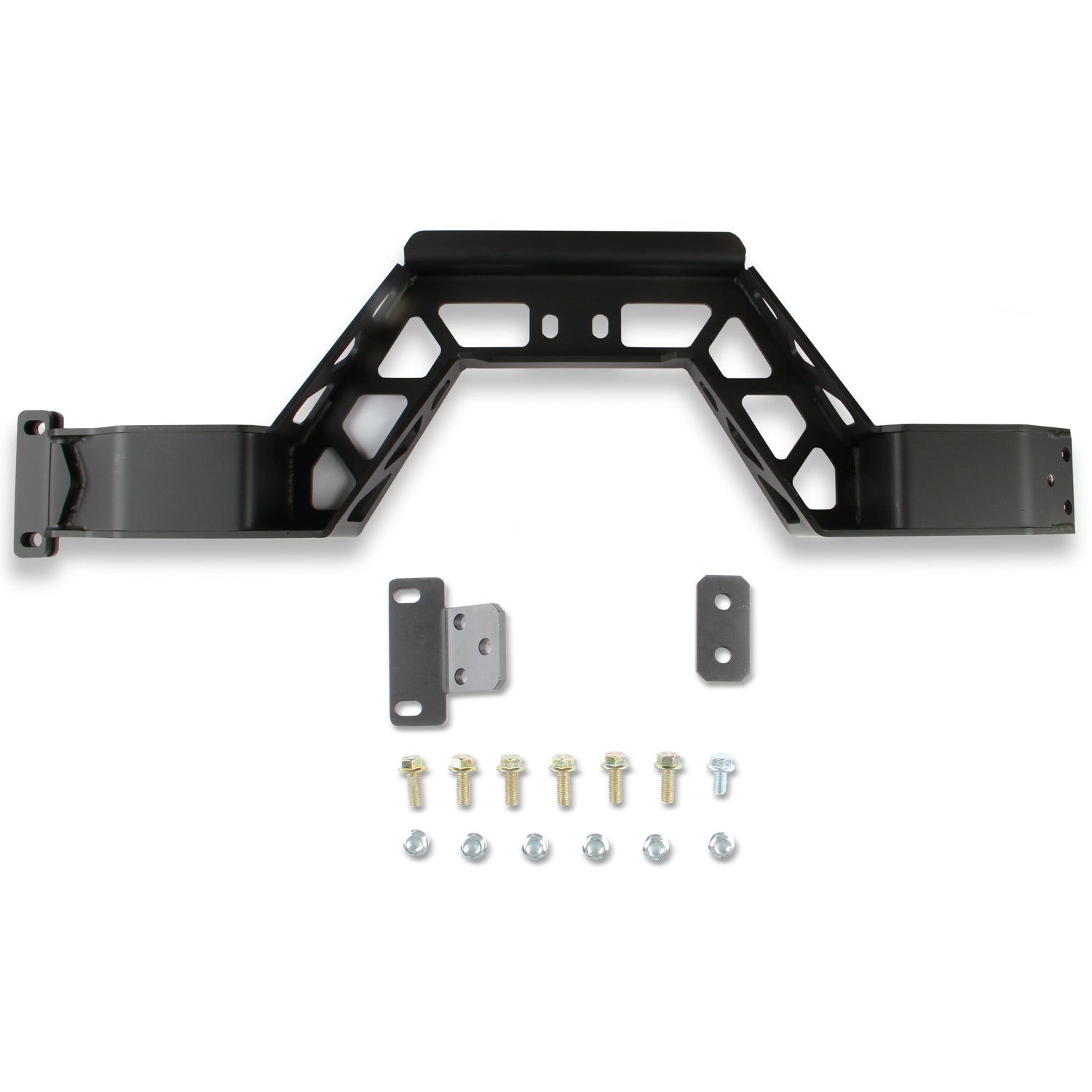 Hooker Blackheart Transmission Crossmember - Bolt-On - Steel - Black Powder Coat - GM LS-Series - T56/T56 Magnum