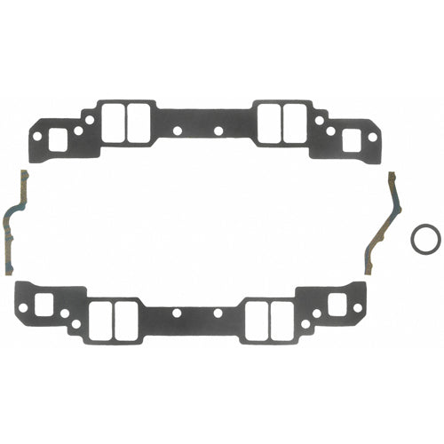Fel-Pro Intake Manifold Gaskets - SB Chevy - Aluminum Heads w/ Non-Conventional Ports, Chevy 18 High Port - 1.25" x 2.15" Port Size - .060" Thickness