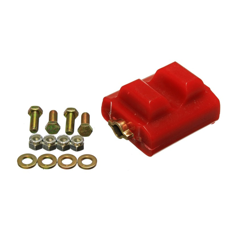 Energy Suspension Hyper-Flex Motor Mount Insert - Red/Cadmium - GM LS-Series - GM F-Body 1998-2002