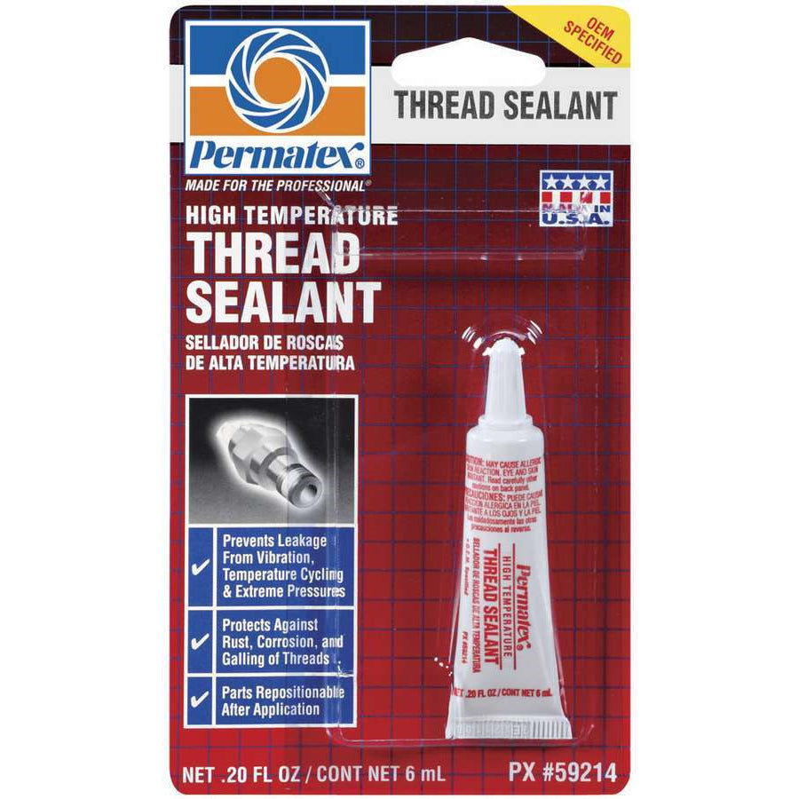 Permatex High Temperature Thread Sealant - 6 ml Tube