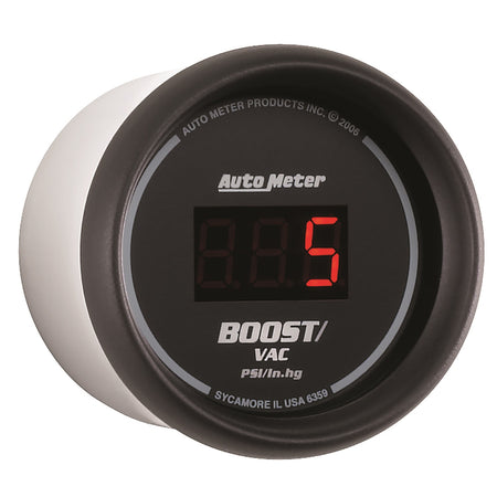 Auto Meter Sport-Comp Digital Boost/Vacuum Gauge - 2-1/16 in.